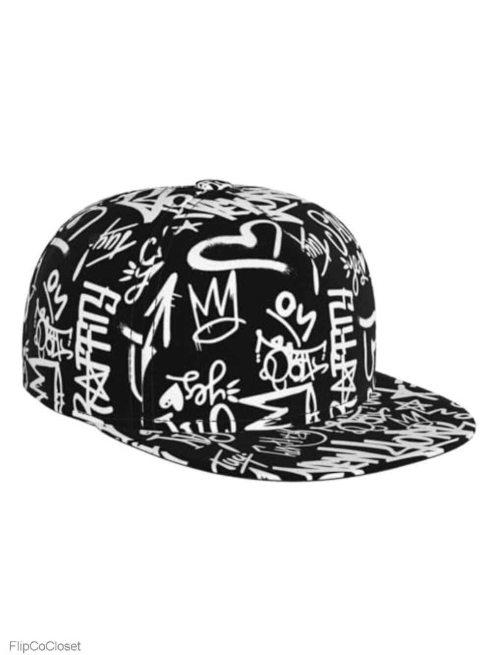 Graffiti Snapback Baseball Cap Hip Hop Flat Bill Adjustable
